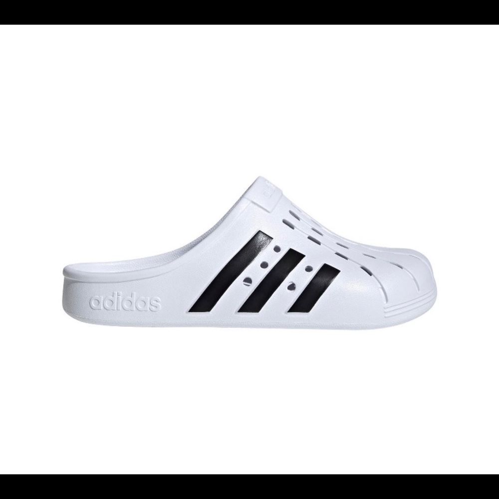 Adidas Adilette “White/Black” Unisex Clog